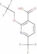 2-(2,2,2-Trifluoroethoxy)-6-(trifluoromethyl)pyridine-3-carboxylic acid