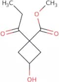 Methyl 3-hydroxy-1-propanoylcyclobutane-1-carboxylate