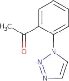 1-[2-(1H-1,2,3-Triazol-1-yl)phenyl]ethan-1-one