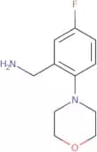 [5-Fluoro-2-(morpholin-4-yl)phenyl]methanamine