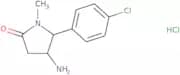 rac-(4R,5S)-4-Amino-5-(4-chlorophenyl)-1-methylpyrrolidin-2-one hydrochloride