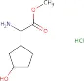 Methyl 2-amino-2-(3-hydroxycyclopentyl)acetate hydrochloride