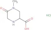 4-Methyl-5-oxopiperazine-2-carboxylic acid hydrochloride