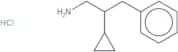 2-Cyclopropyl-3-phenylpropan-1-amine hydrochloride