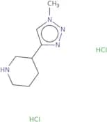 3-(1-Methyl-1H-1,2,3-triazol-4-yl)piperidine dihydrochloride
