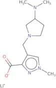 4-{[3-(dimethylamino)pyrrolidin-1-yl]methyl}-1-methyl-1H-pyrazole-3-carboxylate lithium