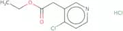 Ethyl 2-(4-chloropyridin-3-yl)acetate hydrochloride