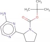 tert-Butyl 2-(4-aminopyrimidin-2-yl)pyrrolidine-1-carboxylate