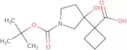 1-{1-[(tert-Butoxy)carbonyl]-3-hydroxypyrrolidin-3-yl}cyclobutane-1-carboxylic acid