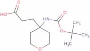 3-(4-{[(tert-Butoxy)carbonyl]amino}oxan-4-yl)propanoic acid