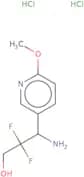 3-Amino-2,2-difluoro-3-(6-methoxypyridin-3-yl)propan-1-ol dihydrochloride