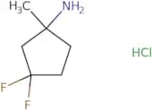 3,3-Difluoro-1-methylcyclopentanamine hydrochloride