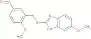 4-Methoxy-3-{[(5-methoxy-1H-benzimidazol-2-yl)thio]methyl}benzaldehyde
