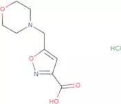5-(Morpholin-4-ylmethyl)isoxazole-3-carboxylic acid hydrochloride