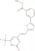 Methyl 3-(5-{(E)-2-[2-oxo-6-(trifluoromethyl)-2,3-dihydropyrimidin-4-yl]vinyl}-2-furyl)benzoate