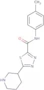 N-(4-Methylphenyl)-5-piperidin-3-yl-1,3,4-thiadiazole-2-carboxamide