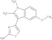 4-(5-Methoxy-1,2-dimethyl-1H-indol-3-yl)-1,3-thiazol-2-amine
