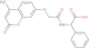 (2S)-({[(4-Methyl-2-oxo-2H-chromen-7-yl)oxy]acetyl}amino)(phenyl)acetic acid