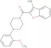 (2-{[4-(2-Methoxyphenyl)piperazin-1-yl]carbonyl}-1-benzofuran-3-yl)amine