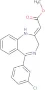 Methyl (2Z)-[5-(3-chlorophenyl)-1,3-dihydro-2H-1,4-benzodiazepin-2-ylidene]acetate