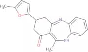 11-Methyl-3-(5-methyl-2-furyl)-2,3,4,5-tetrahydro-1H-dibenzo[b,e][1,4]diazepin-1-one