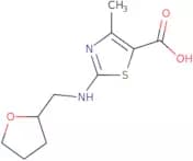 4-Methyl-2-[(tetrahydrofuran-2-ylmethyl)amino]-1,3-thiazole-5-carboxylic acid