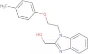 {1-[2-(4-Methylphenoxy)ethyl]-1H-benzimidazol-2-yl}methanol