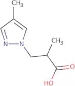 2-Methyl-3-(4-methyl-1H-pyrazol-1-yl)propanoic acid