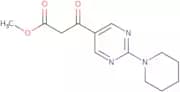 Methyl 3-oxo-3-(2-piperidin-1-ylpyrimidin-5-yl)propanoate