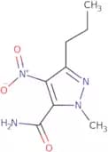 1-Methyl-4-nitro-3-propylpyrazole-5-carboxamide