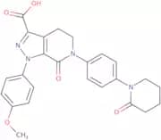1-(4-Methoxyphenyl)-7-oxo-6-(4-(2-oxopiperidin-1-yl)phenyl)-4,5,6,7-tetrahydro-1H-pyrazolo[3,4-c]p…