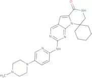 2'-((5-(4-Methylpiperazin-1-yl)pyridin-2-yl)amino)-7',8'-dihydro-6'H-spiro[cyclohexane-1,9'-pyrazi…