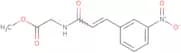 methyl 2-(3-(3-nitrophenyl)prop-2-enoylamino)acetate