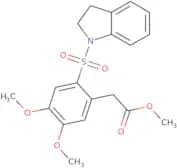 Methyl 2-(2-(indolin-1-ylsulfonyl)-4,5-dimethoxyphenyl)acetate