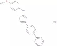 (4-methoxyphenyl)(4-(4-phenylphenyl)(2,5-thiazolyl))amine, hydrobromide