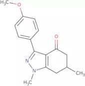 1,5,6,7-Tetrahydro-3-(4-methoxyphenyl)-1,6-dimethyl-4H-indazol-4-one