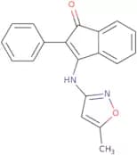 3-((5-Methylisoxazol-3-yl)amino)-2-phenylinden-1-one
