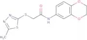 2-(3-Methyl(2,4,5-thiadiazolylthio))-N-(4-oxachroman-6-yl)ethanamide