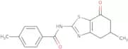 N-(5-Methyl-7-oxo(4,5,6-trihydrobenzothiazol-2-yl))(4-methylphenyl)formamide