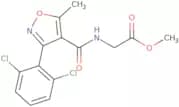 methyl 2-((3-(2,6-dichlorophenyl)-5-methylisoxazol-4-yl)carbonylamino)acetate