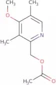 4-Methoxy-3,5-dimethyl-pyridin-2-yl)methyl acetate