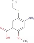 2-Methoxy-4-amino-5-ethylthiobenzoic acid