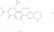 Moxifloxacin hydrochloride monohydrate