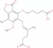 Mycophenolic acid carboxybutoxy ether