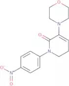 3-(4-Morpholinyl)-1-(4-nitrophenyl)-5,6-dihydro-2(1H)-pyridinone