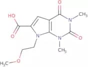 7-(2-methoxyethyl)-1,3-dimethyl-2,4-dioxo-2,3,4,7-tetrahydro-1h-pyrrolo[2,3-d]pyrimidine-6-carboxy…
