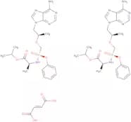 1-Methylethyl N-((S)-(((1R)-2-(6-amino-9H-purin-9-yl)-1-methylethoxy)methyl)phenoxyphosphinoyl)-L-…