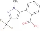 2-[1-Methyl-3-(trifluoromethyl)-1H-pyrazol-5-yl]benzoic acid