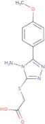 2-{[4-Amino-5-(4-methoxyphenyl)-4H-1,2,4-triazol-3-yl]sulfanyl}acetic acid