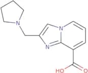 2-(Pyrrolidin-1-ylmethyl)imidazo[1,2-a]pyridine-8-carboxylic acid